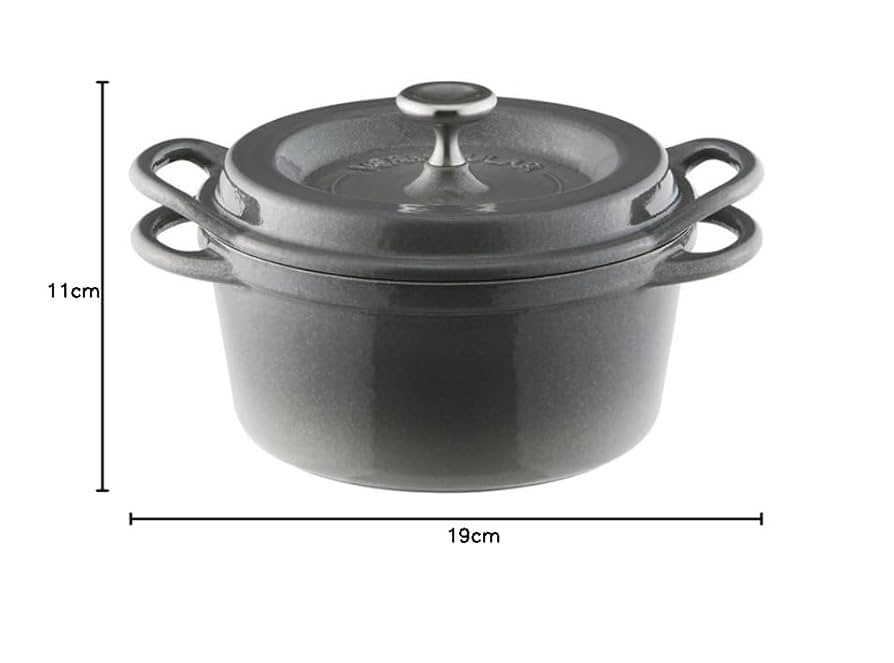 Amazon.co.jp: バーミキュラ 鋳物ホーロー鍋 14cm パールグレー