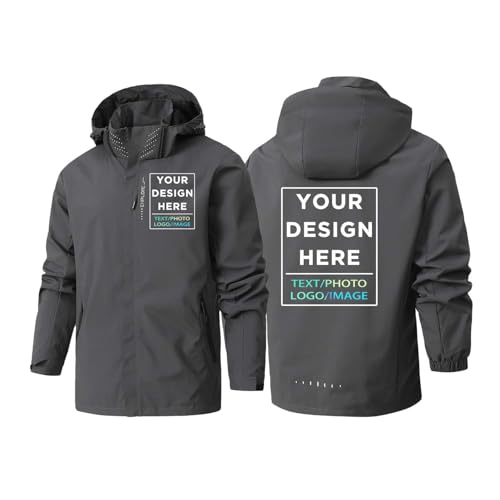Veste respirante personnalisée pour homme manteau léger coupe-vent