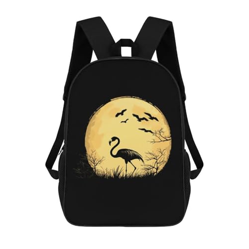 Flamingos Silhouette Unisex Backpack 17