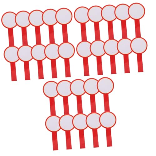 Panneaux érasables de qualité supérieure - Lot de 30 mini tableaux portables