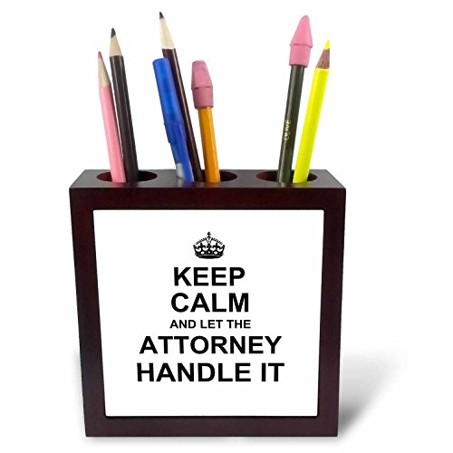 Porte-stylo carrelage Keep Calm Attorney idée cadeau idéal pour diplôme de droit