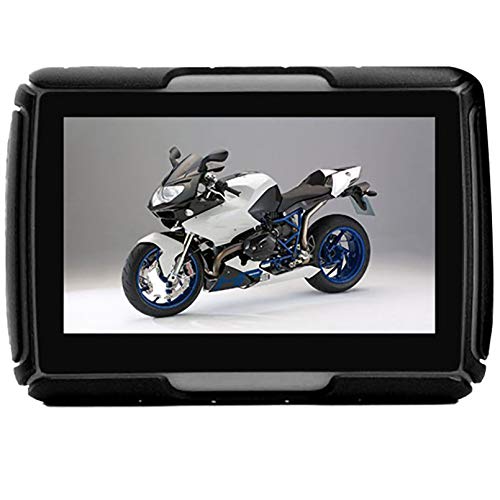 LPWCAWL Navegaci�n De Motos, Navegador Satelital GPS, GPS De Coche con Pantalla T�ctil De 4.3 Pulgadas, Mapa Gratuito, Navegaci�n De Voz, IPX7 Impermeable, 256MB RAM + 8G ROM