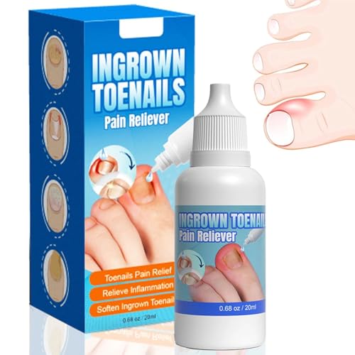 Ingrown Toenail Treatment Solution Extra-Strong Fast Pain Relief Formula for Ingrown Nails Prevention & Care 20ml