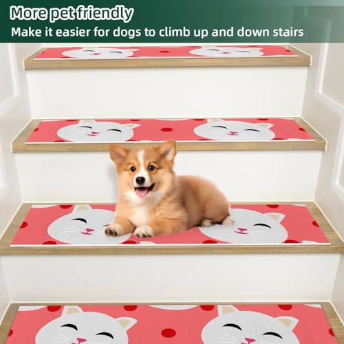 Alfombra para peldaños de escalera para niños en casas con mascotas 6
