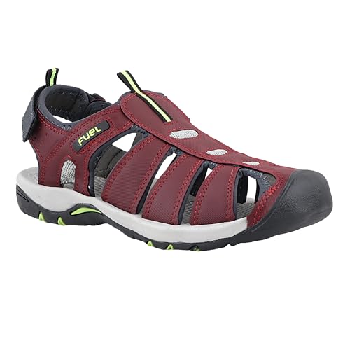 Image of FUEL Fisherman Sandals for Men Comfortable, Breathable & Flexible Stylish Casual Sandals Protective Bump Toe Perfect Outdoor Beach Anti-Skid Sports Footwear For Gents (Soldier-11)