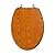 Comfort Seats C3B2E118CH Elongated Decorative Wood Toilet Seat
