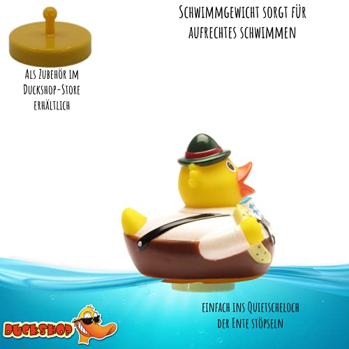 Duckshop I Badeente City Duck Bayern I Quietscheente L8cm I Quietscheentchen I Geschenk für Oktoberfest I Präsent Sammler I Souvenir