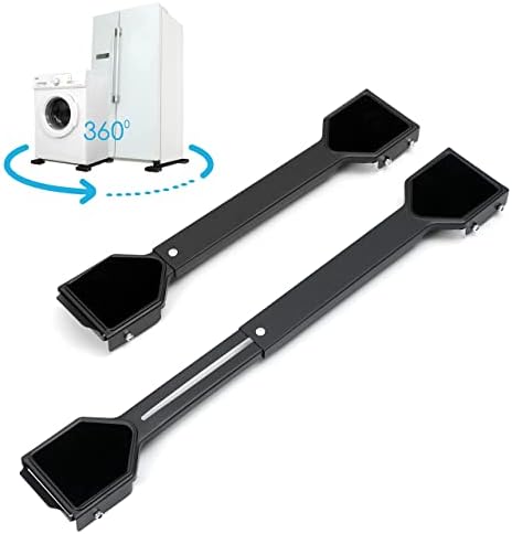 ZVZIG 360° Universal Mobile Rollers, Extendable Furniture Dolly Appliance Rollers Mobile Washing Machine Base, Fridge Stand Moving Cart for Washing Machines, Refrigerators, Dryers And Other Heavy Duty