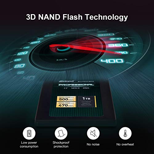 INLAND Professional 1TB SSD 3D NAND SATA III 6Gb/s 2.5" 7mm Internal Solid State Drive (1T) - Image 6