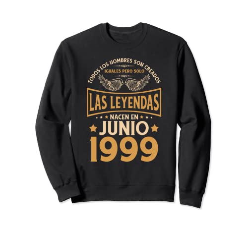 Cumpleaños Hombre Regalos Las Leyendas Junio 1999 Sudadera