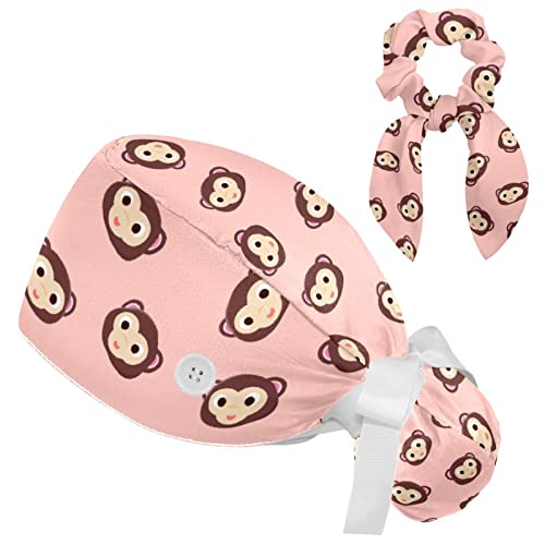 Bonnet bouffant anti-transpiration avec élastique à cheveux pour le travail