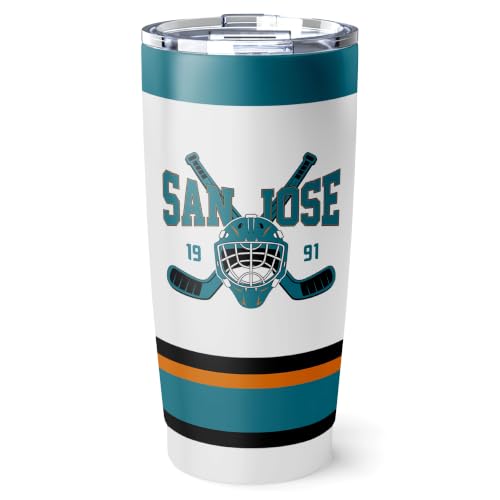 Image of ANTKING San Jose Tumbler 20oz Custom Name Number Travel Mug Gifts | Stainless Steel Insulated Coffee Cup for Men Women