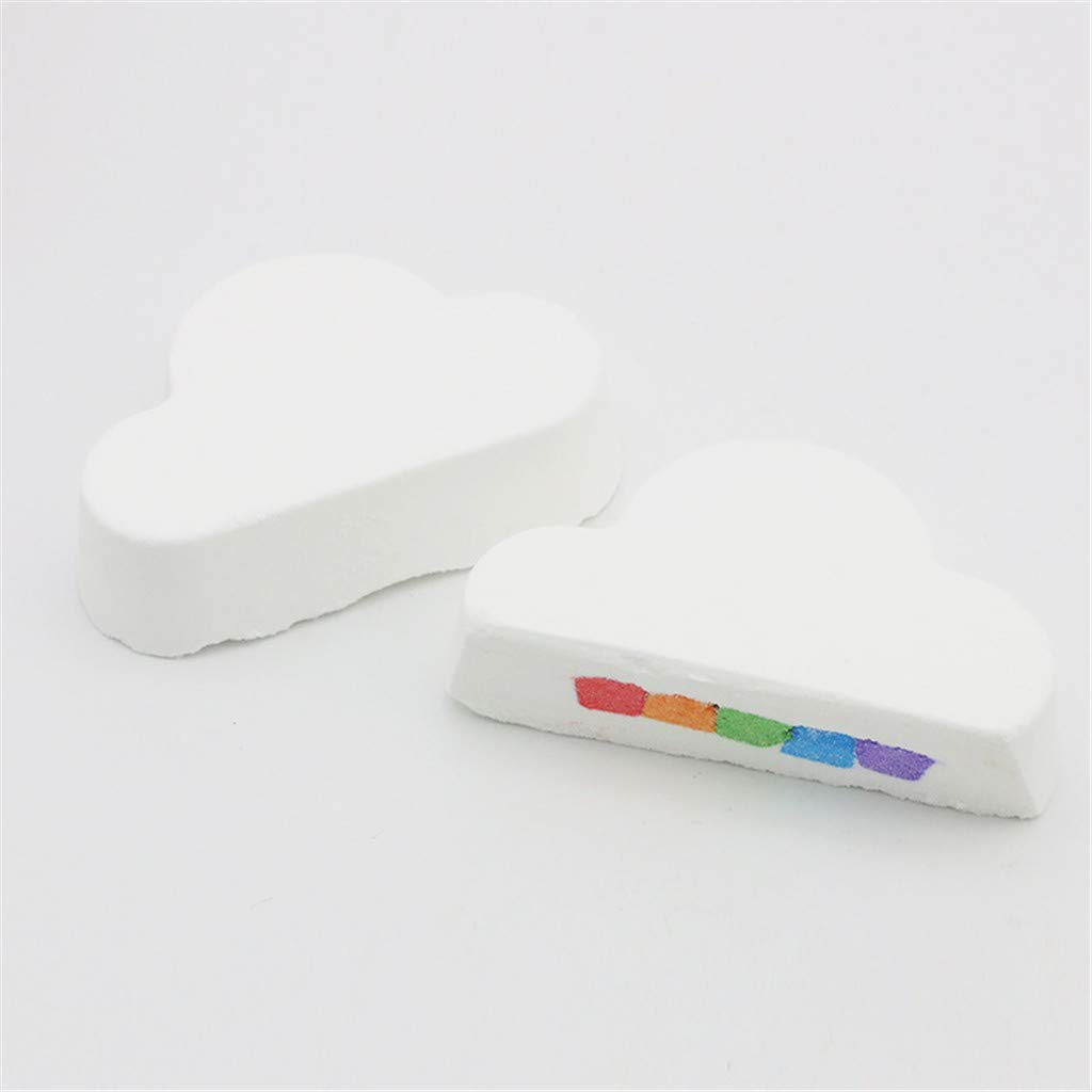 ❤ KINGWani ❤ Bath Salt Rainbow Soap Ball Handmade Skin-Care Bath Bomb Bubble Massage Home Accessories Shop Now !