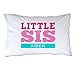 Pattern Pop Personalized Toddler Size Little Sister Pillowcase with Pillow Included