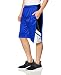 Southpole Men's Big and Tall Basic Basketball Mesh Shorts, Royal, 4XB