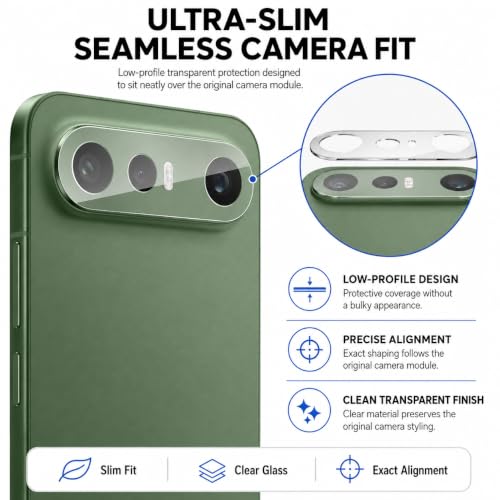 Image of ArmourPro Premium Camera Lens Protection Compatible with Vivo X300 FE (6.31 Inches) With Edge To Edge Camera Protection Coverage| Clear, Pack of 1
