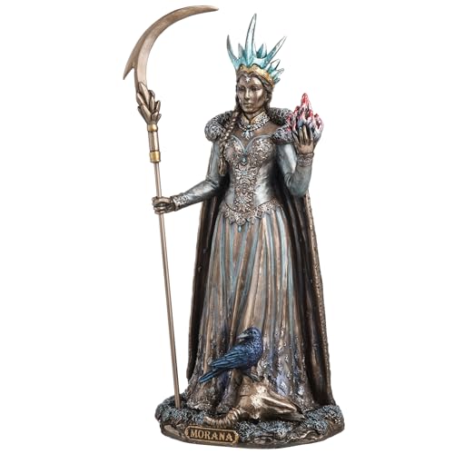 Estatua Mora Diosa Eslava de Invierno 9.16 in Bronce y Resina miniatura 7