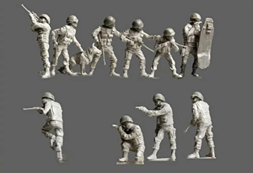Kit modelo figura de resina 1:72 sin pintar ni armar miniatura 1