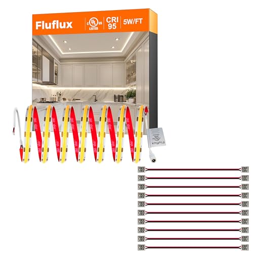 Kit de cinta LED 3500K 5W/ft 16.4 pies con conectores miniatura 1