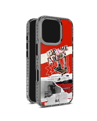 Image of DailyObjects Get Me A Deck Stride 2.0 Magnetic Case Cover Compatible with iPhone 16 Pro Max | Wireless Charging Slim Back Cover | 2 Layer Edge Protection & Shockproof