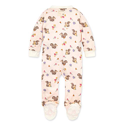 Image of Burt's Bees Baby unisex-baby Sleep & Play, Organic One-piece Romper-jumpsuit Pj, Zip Front Footed Pajama