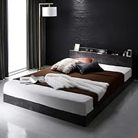 Amazon｜RASIK ベッド ダブル フレームのみ ストーングレー ロータイプ