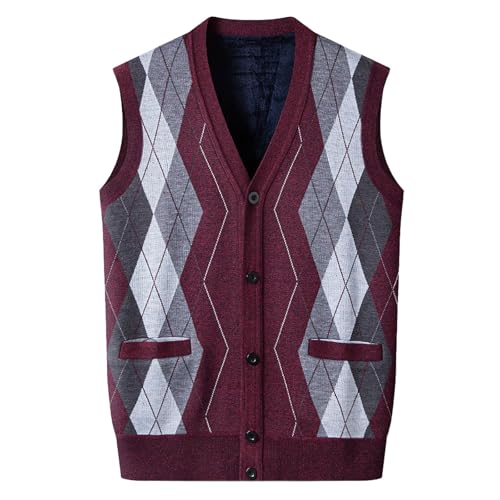 Manteau intérieur homme WWricotta contre le froid gilet sans manches chaud