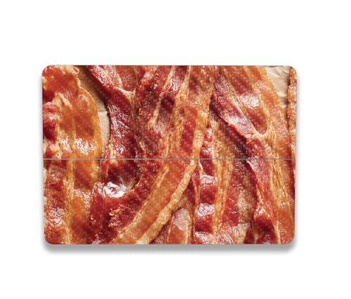 Image of MightySkins Carbon Fiber Skin Compatible With Microsoft Surface Laptop Studio 2 (2023) Full Wrap Kit - Crispy Bacon | Protective, Durable Textured Carbon Fiber Finish | Easy To Apply | Made in the USA