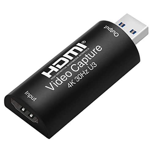 Orivision Hdmi Video Capture Card, Cam Link 4K 30 Hdmi To Usb 3.0 1080P60 Game Capture Card Device For Streaming Recorder, Live Broadcasting, Compatible With Nintendo Switch,Xbox,Ps4 (Vlc/Obs/Amcap) #TOP6