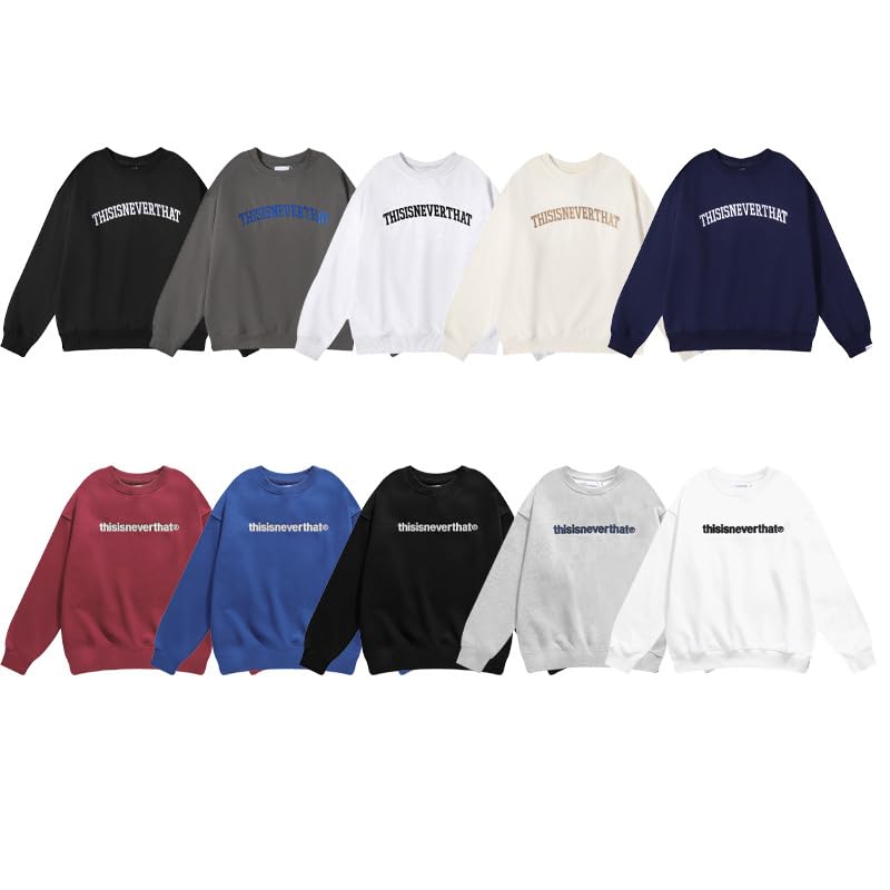 Amazon.co.jp: 韓国語 thisisneverthat スウェットシャツ ゆる文字