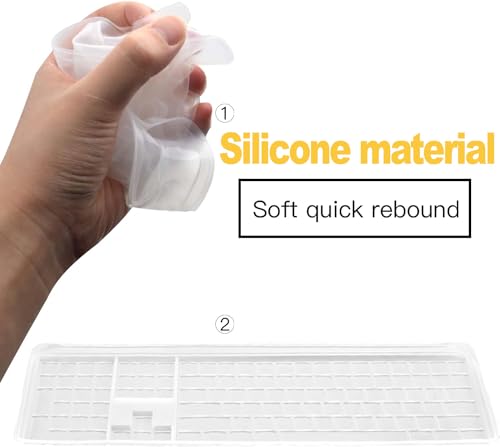Funda suave para teclado compatible con Logitech MX Mechanical miniatura 5