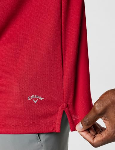 Callaway Men's Regular Short Sleeve Core Performance Golf Polo Shirt with Sun Protection (Size Small-4X Big & Tall), Chili Pepper, Medium - image 5