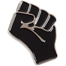 Black Fist Enamel Lapel Pin - Black Lives Matter Lapel Pin - BLM Pin for Backpacks Clothes Hat Decoration - Black Power Pin