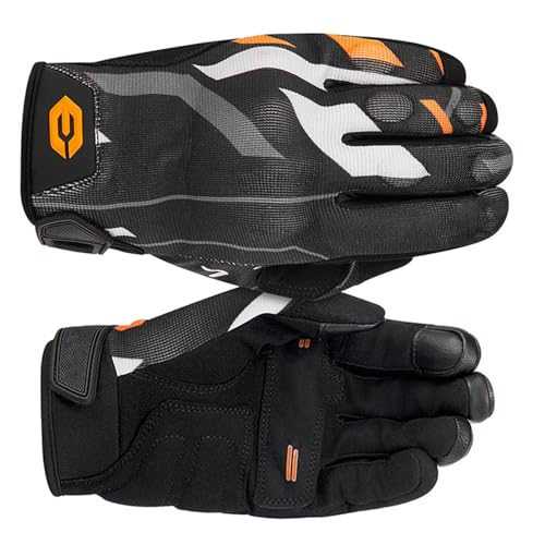 Guantes de motocicleta para pantalla táctil, guantes de motocicleta para hombre, guantes de motocicleta, guantes de motocicleta para pantalla táctil, antideslizantes, transpirables para hombres y