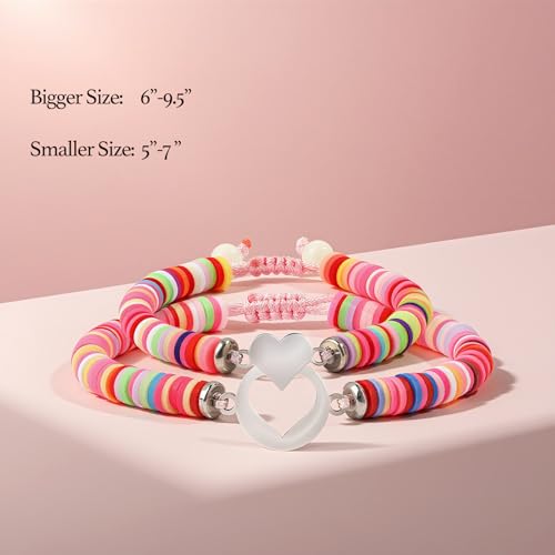 First Day of Preschool/Kindergarten/1st Grade/2nd Grade/School Gift, Back to School Bracelet Mommy & Me,Sister& Me3