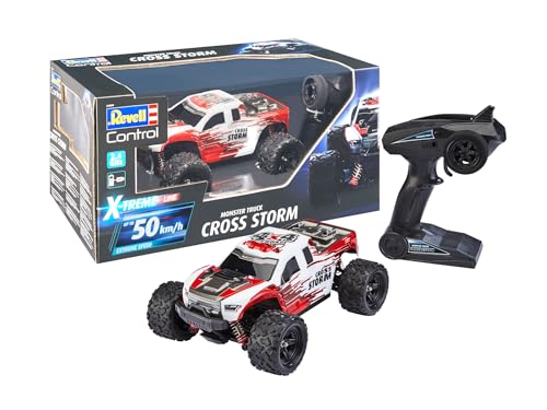 Voiture 4x4 télécommandée Cross Storm Revell pour des courses de pick-up dans le jardin