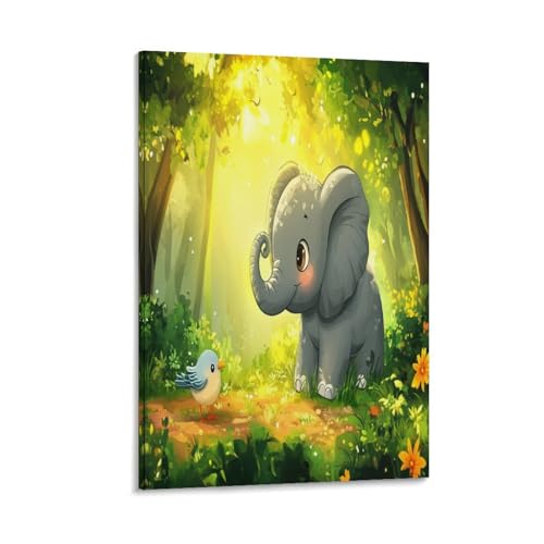 Éléphant murale tableau moderne pour décoration intérieure salon et chambre