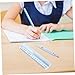 Homoyoyo Set Pen Ruler Geometry Kit High School Geometry Scribe Drawing Tool Student Geometry Math Ruler Metric Drafting Compasses Tools Geometry Tool Blue Plastic