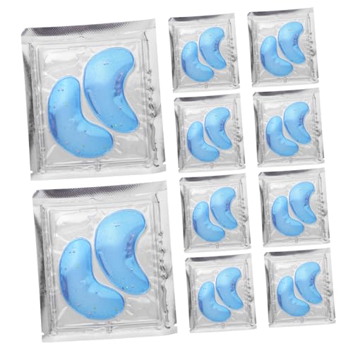 SAFIGLE 10 Pares Hidratantes para Ojos para Ojeras y Arrugas Almohadillas para Cuidado para Líneas Mujeres