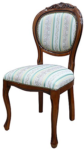 トトロ꧁イタリア製꧂ダイニングチェア2脚 ストライプ ヨーロッパ 食卓椅子 トトロ様専用꧁イタリア製꧂ダイニングチェア2脚 ストライプ