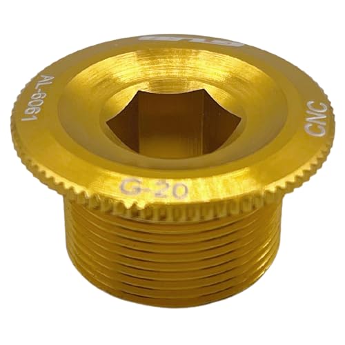 Tornillos para Biela aleación de Aluminio Perno de fijación del cigüeñal - tornillo biela - tornillos pedalier - tornilleria de color bici - Dorado