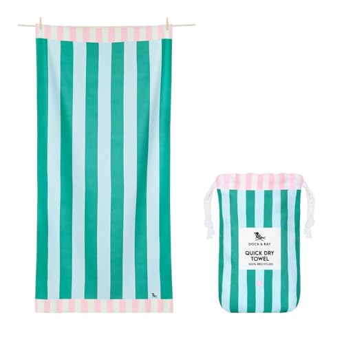 Serviette de plage séchage rapide et compacte Dock & Bay