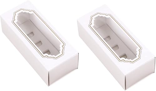 Miniatura 7 de ifundom 30 PC Cupcake Container Macaron Contenedores Cake Box Abrir la Ventana