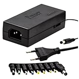 Carregador Universal 120W para Notebook e Laptop com 9 Adaptadores DC Intercambiáveis e Entrada AC