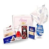 Speciale Italia – Happy Box Dolce, Cesto Regalo con Uovo di Pasqua, Mini Colomba e Spumante, Confezione Regalo Pasquale