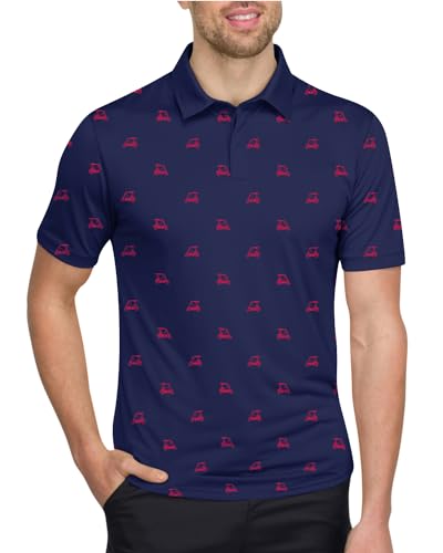Three Sixty Six Quick Dry Golf Shirts for Men - Moisture Wicking Short-Sleeve Casual Polo Shirt