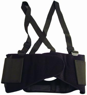 Bon Custom Leathercraft 5400-S Back Support Belt with Suspenders, Size Small Fits Waist 26-33-Inch