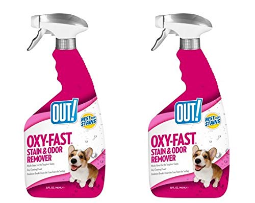 OUT! Oxygen Activated Pet Stain & Odor Remover 32oz (Pack of 2)
