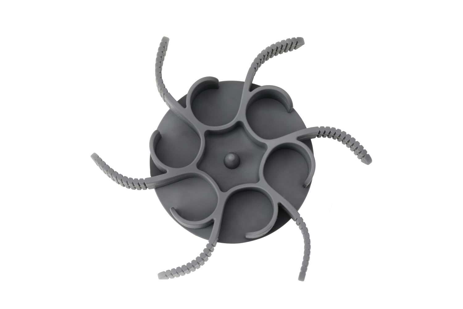 Dog Slow Feeder Dog Bowls Silicone Spiral Dog Food Bowls Insert Feeder to Slow Down Eating for Large Medium Small Breed Dogs Perfect with Stainless Steel Plastic Glass Ceramic Dog Bowls (Grey)