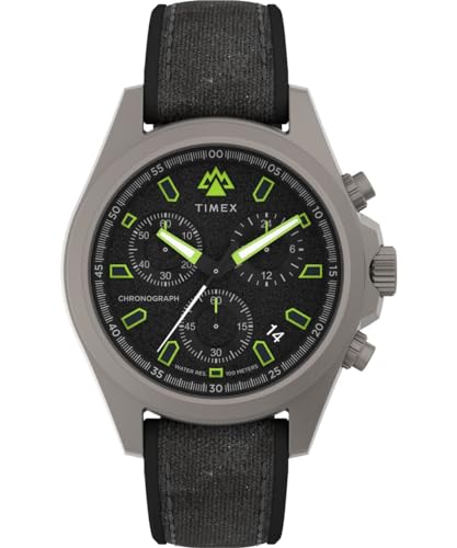 Timex Reloj Cronógrafo para Hombre de Cuarzo con Correa en Caucho TW2V96300